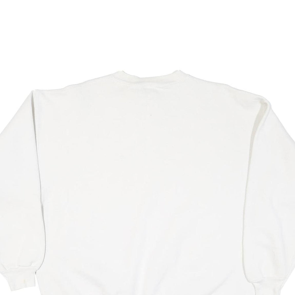 ULTRA SWEATS Mens White FSU Seminoles Crew Neck L Cotton Blend Pullover