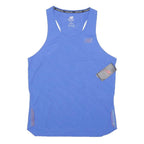 NEW BALANCE Womens Blue Sports Vest Sleeveless S Running Gym Top
