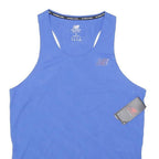 NEW BALANCE Womens Blue Sports Vest Sleeveless S Running Gym Top