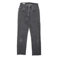 LEVI'S 501 BIG E Girls Jeans Black Regular Straight Denim Medium W26 L26 Cotton