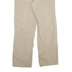 CARHARTT Mens Cotton Blend Beige Loose Straight Leg Trousers W34 L32 Workwear