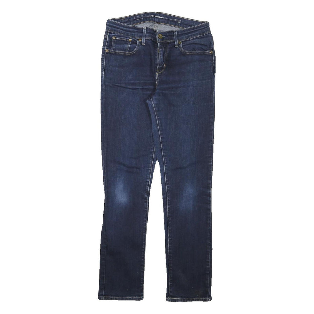 LEVI'S Womens Jeans Blue Slim Skinny Denim Medium W26 L27 Stylish Zip Closure