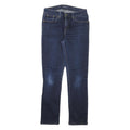 LEVI'S Womens Jeans Blue Slim Skinny Denim Medium W26 L27 Stylish Zip Closure