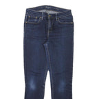 LEVI'S Womens Jeans Blue Slim Skinny Denim Medium W26 L27 Stylish Zip Closure