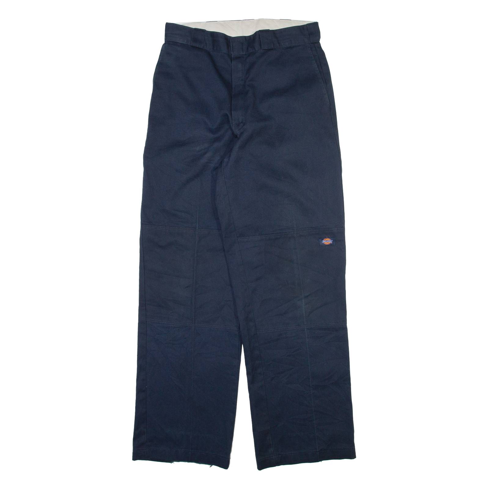 DICKIES Mens Trousers Black Regular Straight W32 L34