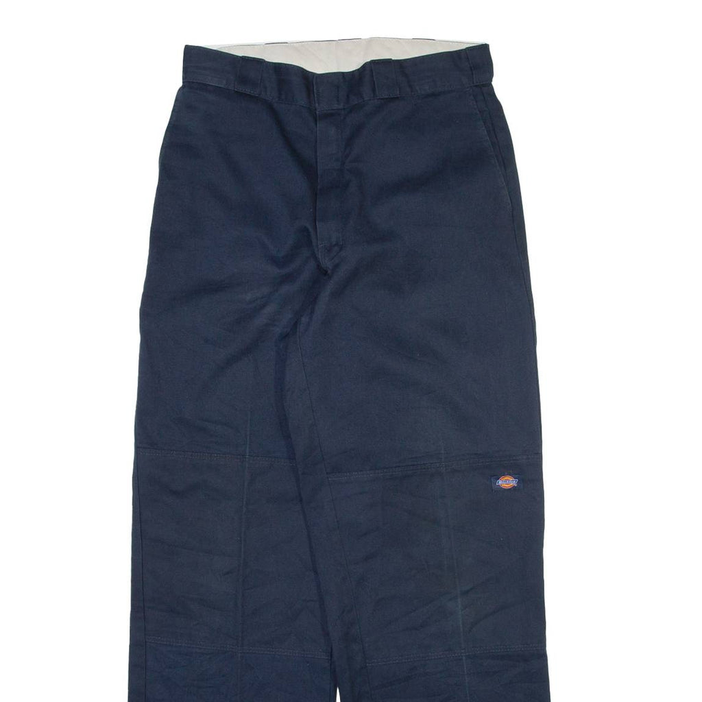 DICKIES Mens Trousers Black Regular Straight W32 L34