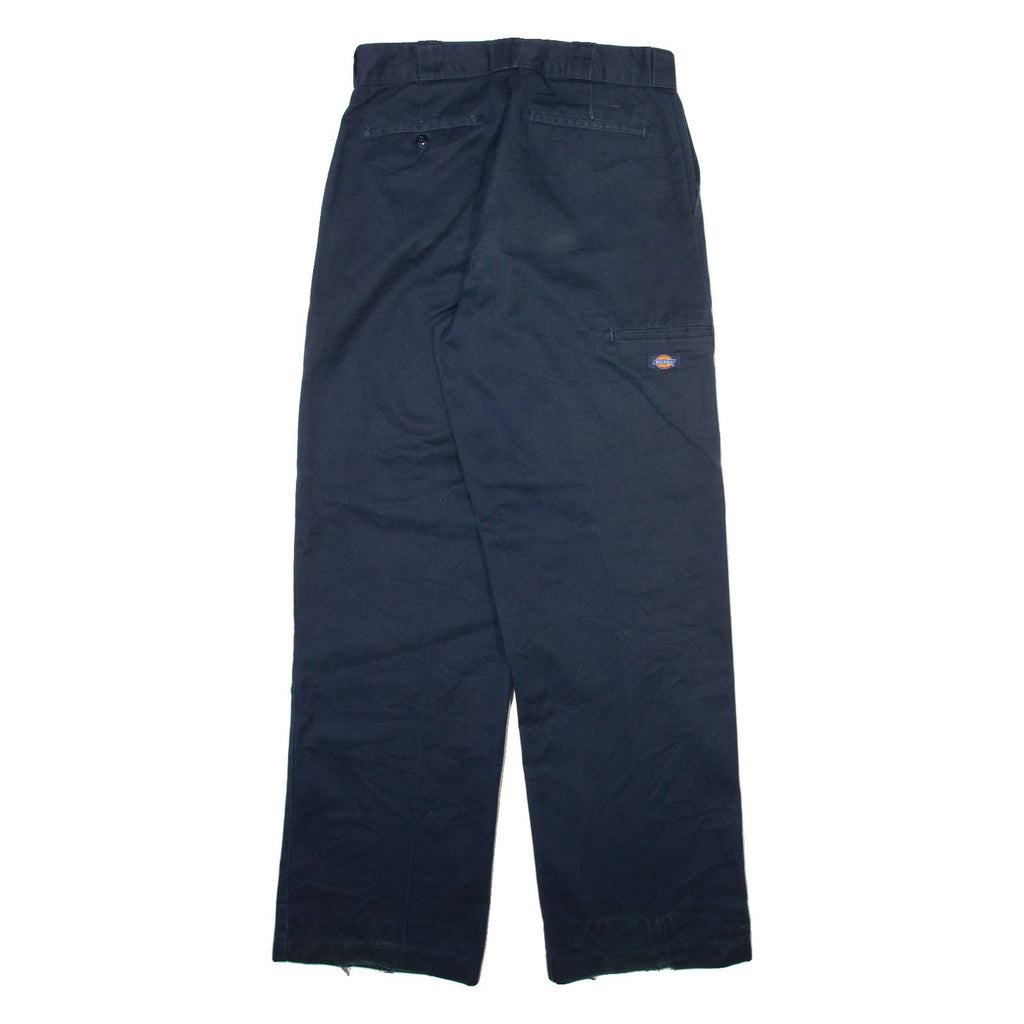 DICKIES Mens Trousers Black Regular Straight W32 L34
