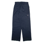 DICKIES Mens Trousers Black Regular Straight W32 L34