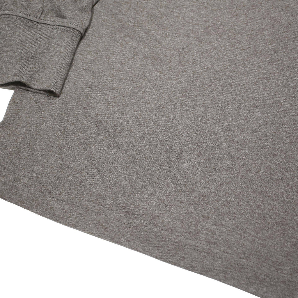 DICKIES Mens Brown Long Sleeve Crew Neck Pocket T-Shirt L Cotton Blend Casual