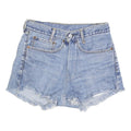 LEVI'S Womens Denim Blue Cut-Off Shorts S W28 Casual Summer Style