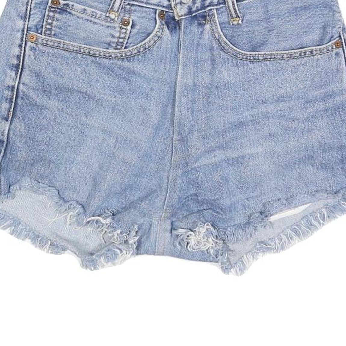 LEVI'S Womens Denim Blue Cut-Off Shorts S W28 Casual Summer Style