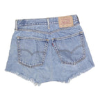 LEVI'S Womens Denim Blue Cut-Off Shorts S W28 Casual Summer Style