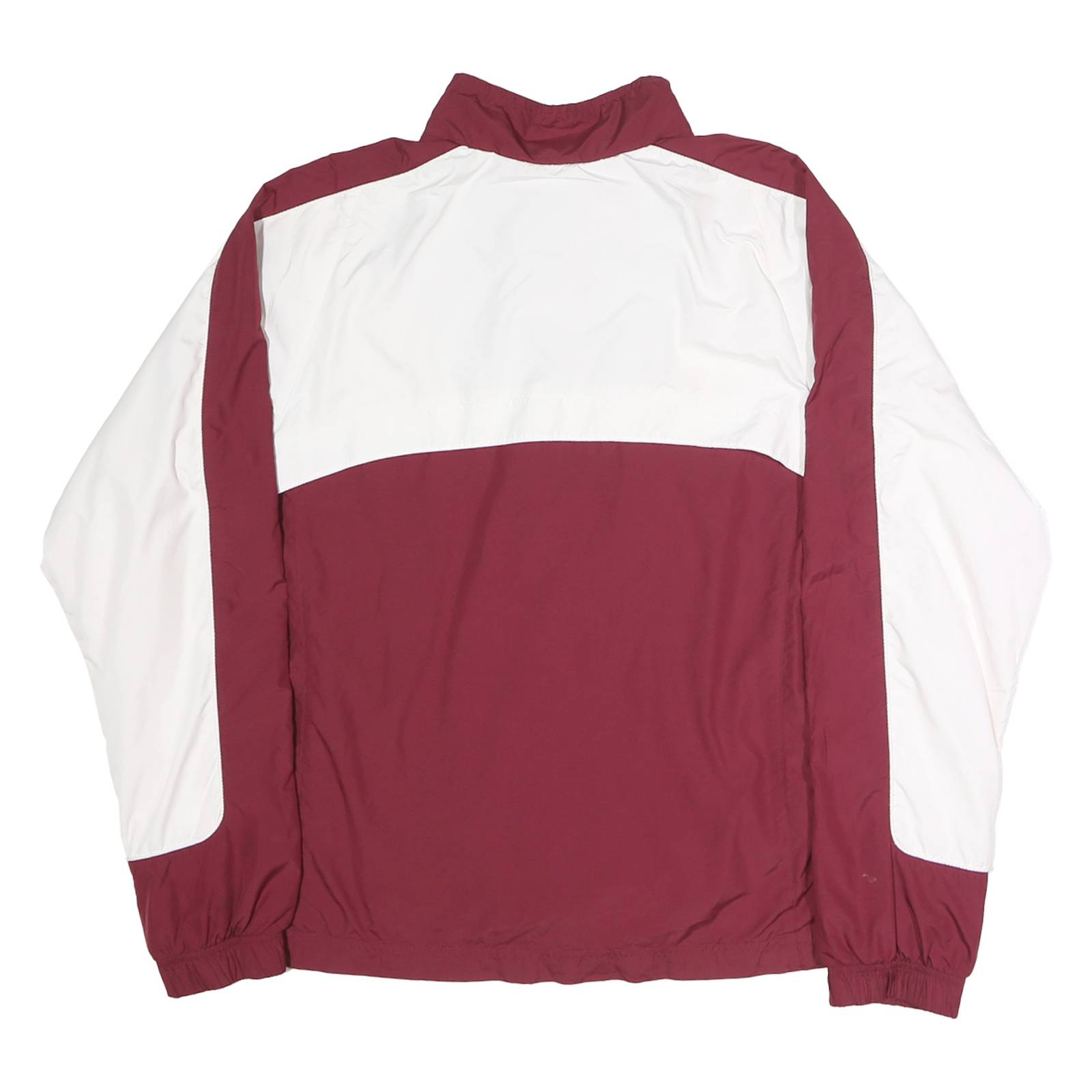 NIKE Womens Maroon & White NM State Zip Jacket XL Polyester Blend Athletic