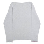 TOMMY HILFIGER Womens Jumper Grey Tight Knit M