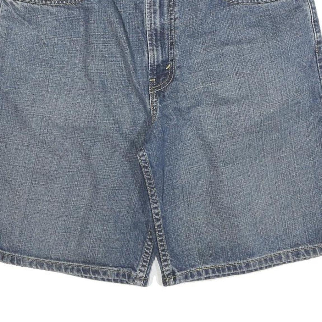 LEVI'S Mens Denim Blue Relaxed Fit Shorts XL W34 Cotton Blend Casual