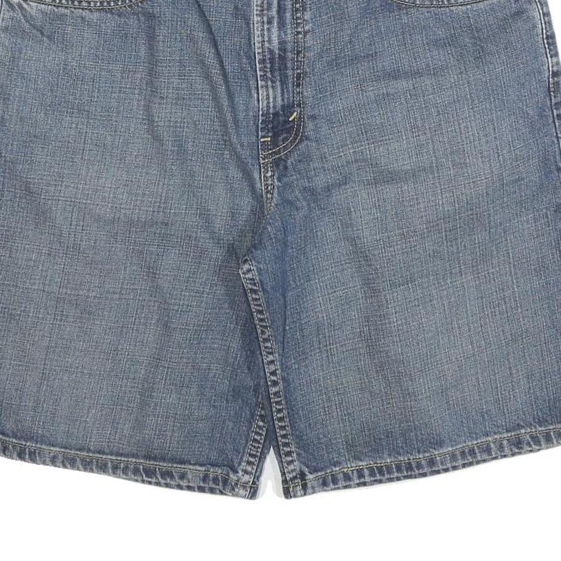 LEVI'S Mens Denim Blue Relaxed Fit Shorts XL W34 Cotton Blend Casual