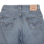 LEVI'S Mens Denim Blue Relaxed Fit Shorts XL W34 Cotton Blend Casual