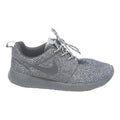 NIKE Roshe Womens Lace-Up Trainers Black & Grey Synthetic UK 4 Lightweight