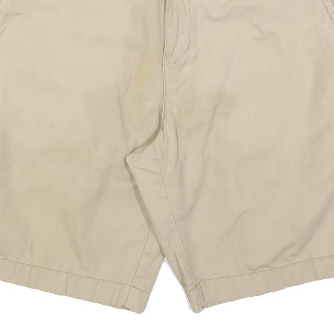 TOMMY HILFIGER Mens Shorts Beige Casual Plain M W34 Classic Cotton Blend