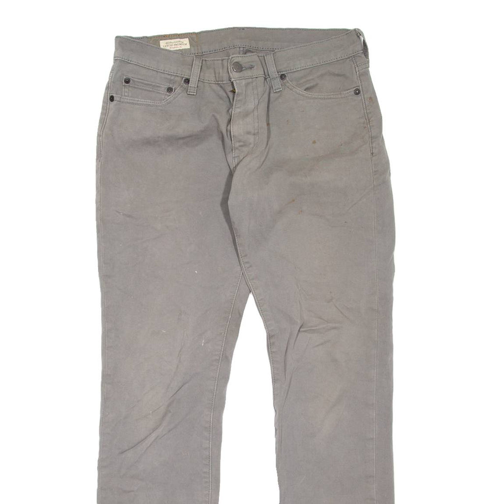 LEVI'S 511 BIG E Jeans Mens Grey Slim Straight W30 L32