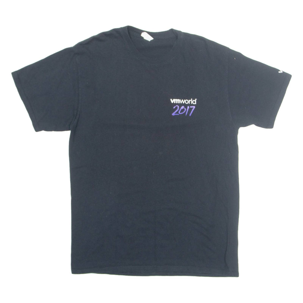 PORT & COMPANY Vm World 2017 Mens T-Shirt Black L