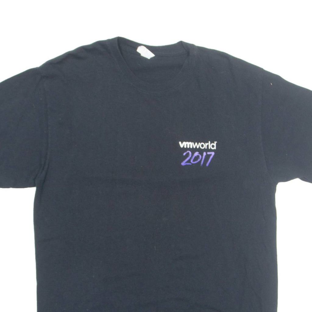 PORT & COMPANY Vm World 2017 Mens T-Shirt Black L