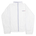REEBOK Womens Windbreaker Jacket White UK 14