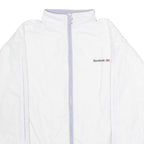 REEBOK Womens Windbreaker Jacket White UK 14