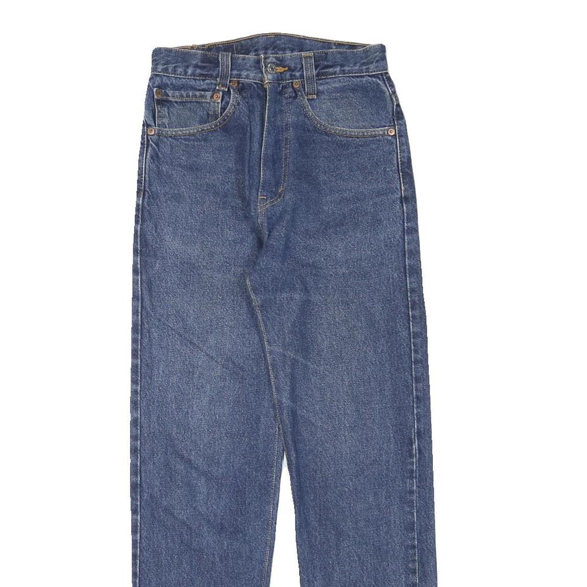 LEVI'S Mens Blue Slim Slim Straight Denim Medium W24 L28 Classic Zip Jeans