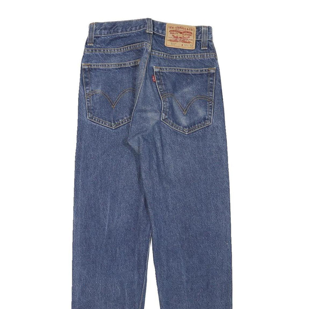 LEVI'S Mens Blue Slim Slim Straight Denim Medium W24 L28 Classic Zip Jeans