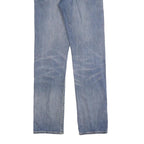 LEVI'S 513 Mens Jeans Blue Regular Straight Denim Medium W30 L32 Classic Fit Zip