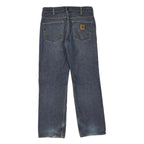 CARHARTT Womens Jeans Blue Regular Straight Denim Medium W30 L30 Classic Fit
