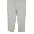 BRAX Womens Wool Relaxed Straight Trousers Light Grey W28 L30 Elegant