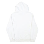 CHAMPION Mens White Hoodie S Cotton Blend Pullover Casual Sweatshirt