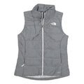 THE NORTH FACE Womens Grey Gilet S Polyester Blend Puffer Quilted Outdoor Vest