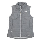 THE NORTH FACE Womens Grey Gilet S Polyester Blend Puffer Quilted Outdoor Vest