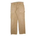 DICKIES Mens Regular Fit Beige Cotton Blend Regular Leg Trousers W32 L32