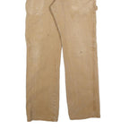 DICKIES Mens Regular Fit Beige Cotton Blend Regular Leg Trousers W32 L32