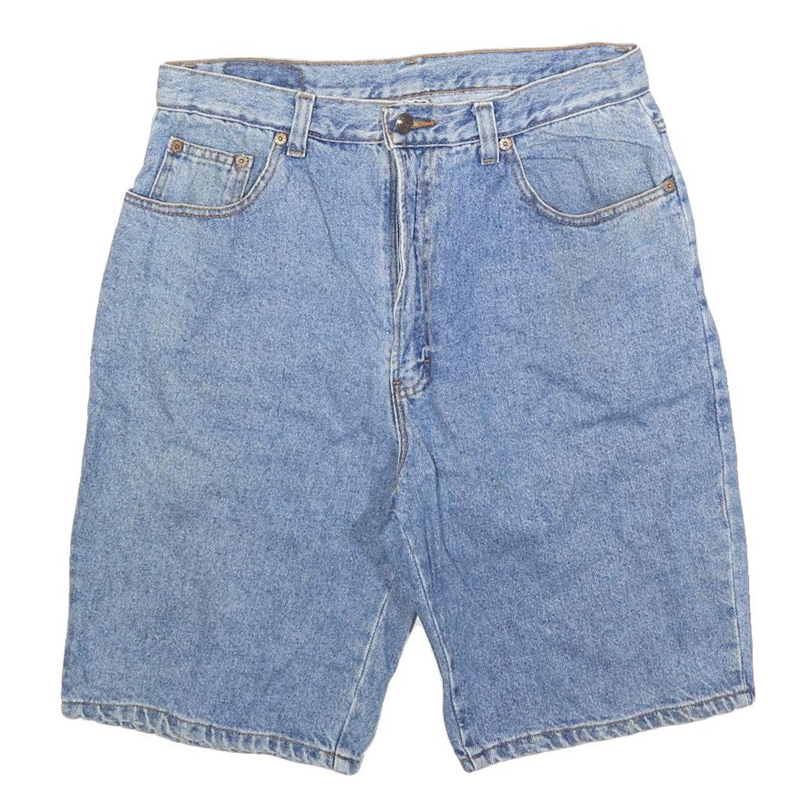 OKLAHOMA Mens Shorts Blue Denim Casual M W31 Cotton Summer Wear