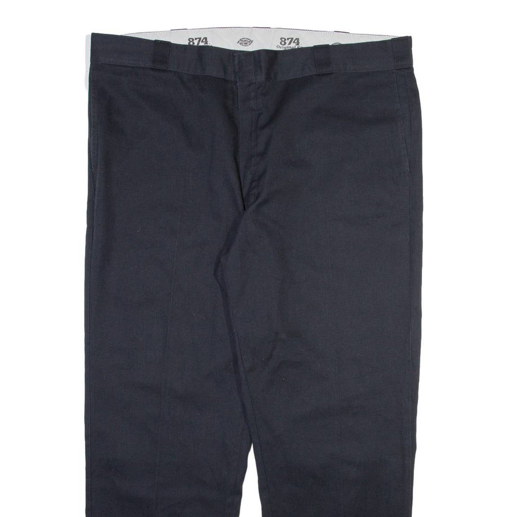 DICKIES 874 Workwear Mens Trousers Black Regular Straight W41 L29