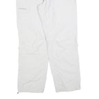SCHOFFEL Womens White Regular Fit Straight Leg Trousers W34 L30 Outdoor Casual