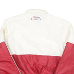 WINSTON Mens White & Red Daytona Racing Zip Jacket S Polyester Blend Motorsport