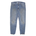 CARHARTT Mens Relaxed Fit Blue Denim Jeans W36 L32 Casual Workwear Zip Closure
