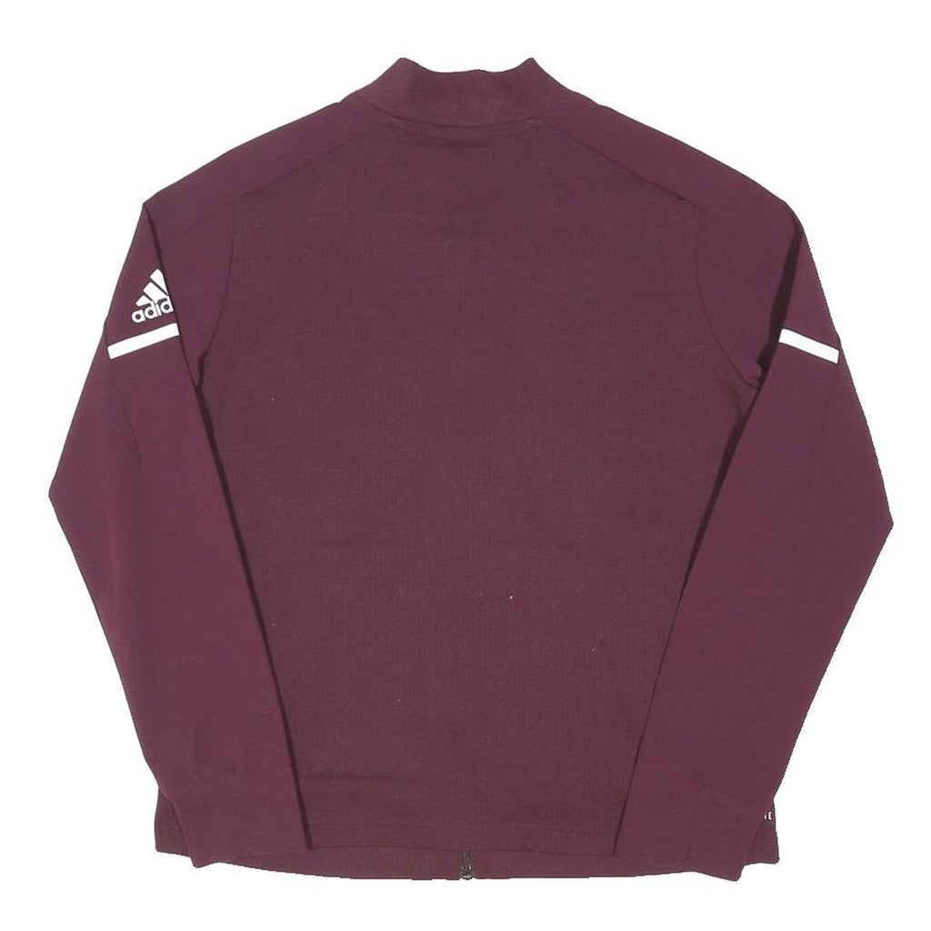 ADIDAS Mens Maroon Park Buccaneers Jacket M Polyester Blend Zip Sportswear