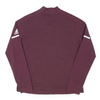 ADIDAS Mens Maroon Park Buccaneers Jacket M Polyester Blend Zip Sportswear
