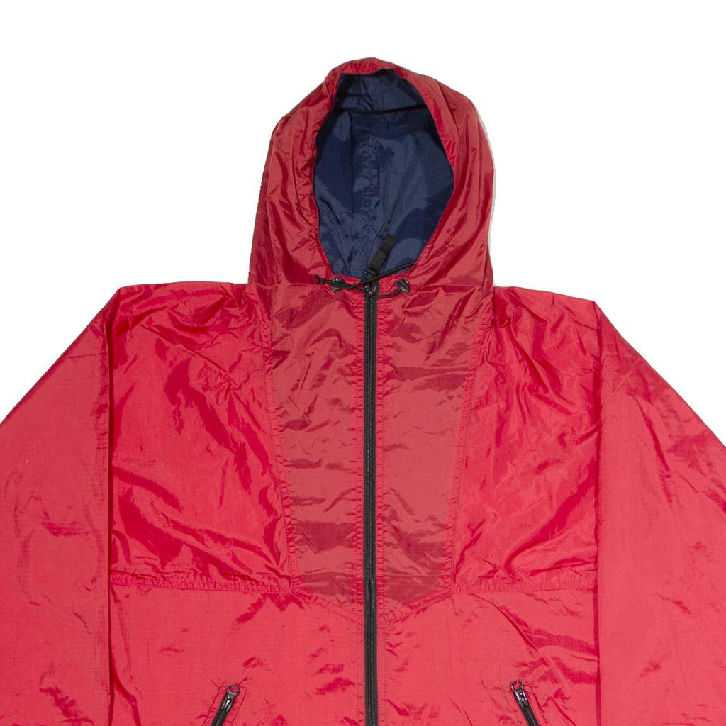 HELLY HANSEN Mens Shell Jacket Red Nylon Hooded S