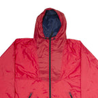 HELLY HANSEN Mens Shell Jacket Red Nylon Hooded S
