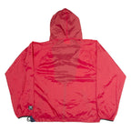 HELLY HANSEN Mens Shell Jacket Red Nylon Hooded S