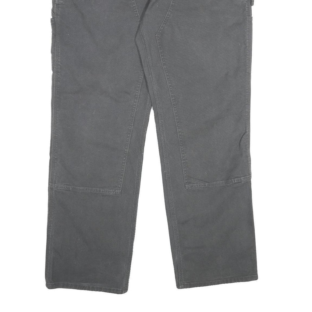 CARHARTT Mens Cotton Blend Grey Relaxed Fit Straight Trousers W40 L32 Workwear