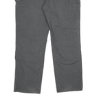 CARHARTT Mens Cotton Blend Grey Relaxed Fit Straight Trousers W40 L32 Workwear